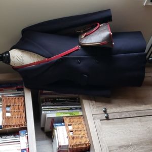 J.Crew navy 3-button coat